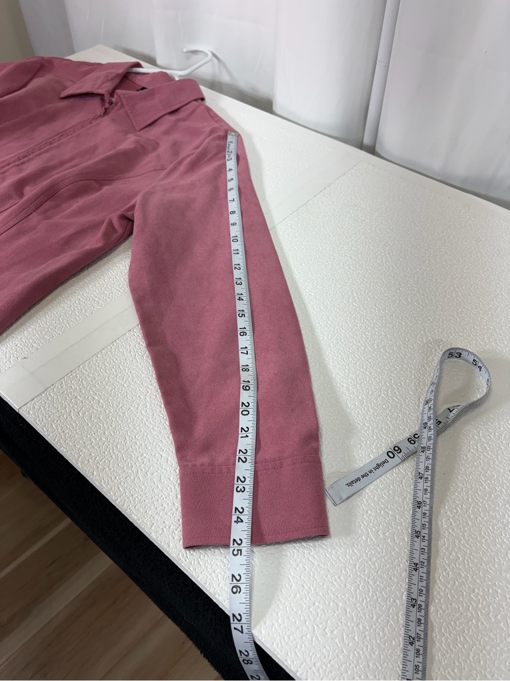 Sonoma Dusty Rose Zip-Front Jean Jacket 3492 - Picture 7 of 12